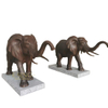 Exquisite Polished Copper Zodiac Animal Figurines