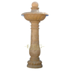 High Quality Yellow Marble Spinning Ball Water Stone Fountain