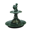 Children Holding Fish Cast Iron Garden Fountain with Tray