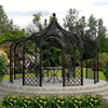 Outdoor Garden High Quality Customized Size Classic Wrought Iron Gazebo