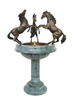 Antique Garden Decorations Horse Statue Bronze Garden Water Fountains Outdoor for Sale