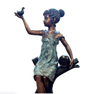 Factory directly sale high quality brass girl statue fountain 