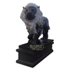 Garden Decoration Life Size Stone Animal Sculpture Black Marble Walking Lion Statues