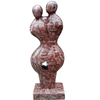 Wholesale Stone Abstract Couple Embrace Marble Outdoor Sculpture