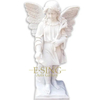Life Size Stone Carving Marble Cemetery Angel Statues for Gravestone