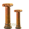 Small Size Indoor Decorative Greek Stone Columns Marble Pillars