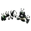 Outdoor Garden Life Size Resin Fiberglass Panda Sculpture