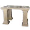 Factory Direct Supplier High Polishing Outside White Stone Table