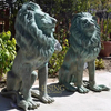 Outdoor Brass Copper Factory Handmade Metal Bronze Lion Sculpture