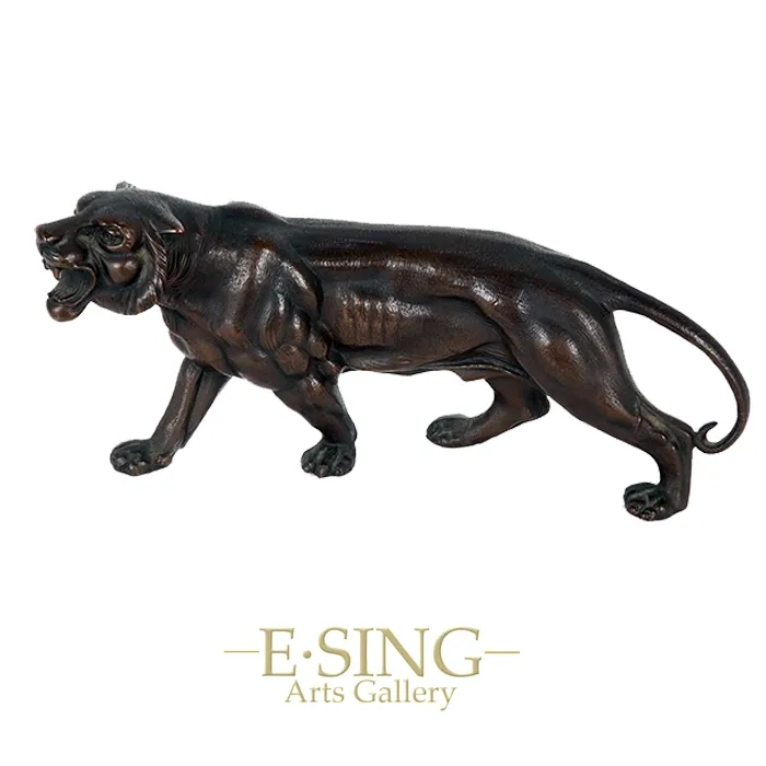 Bronze Tiger Statue Large Outdoor Decoration Life Size Sculpture
