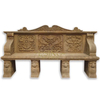 Carved Garden Furniture Antique Stone Marble Bench for Sale