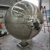 Large Outdoor Forged Metal Garden Art Stainless Steel Globe Sculpture