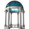 Outdoor Garden Natural Marble Pillar Statue Support Base Stone Sculpture Gazebo