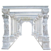 Popular Carving Garden Fancy Large Marble Figure Gazebo for Outdoor