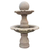 Decorative Hand Carved High Quality White Marble Spinning Ball Fountain