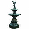 Modern City Antique Cherub Fish Cast Iron Water Fountain