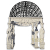 High Quality Outdoor Garden Marble Statue Column Gazebo Pavilion for Sale