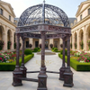 Large New Design Used Luxury Metal Hexagonal Cast Iron Gazebo for Outdoor