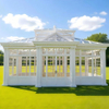 Outdoor Garden White Wrought Iron Gazebo Orangerie Greenhouse