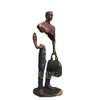 Customized New Design Metal Real Brass Sculpture Male Bronze Statue