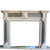 Natural Marble Fireplace Mantel Indoor Stone Fireplaces