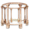 Natural Marble Hand Carved Wedding Gazebo for Garden