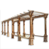 Large Size Hand Carved Natural Marble Garden Gazebo Outdoor Pavilion for Villa Hotel