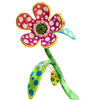 High-Quality Colored Resin Fiberglass Flower Sculpture