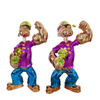 Home Decoration Resin Carton Statue Fiberglass Popeye Sculpture