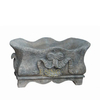 Long Promotional Classical Style Natural Black Marble Flowerpot