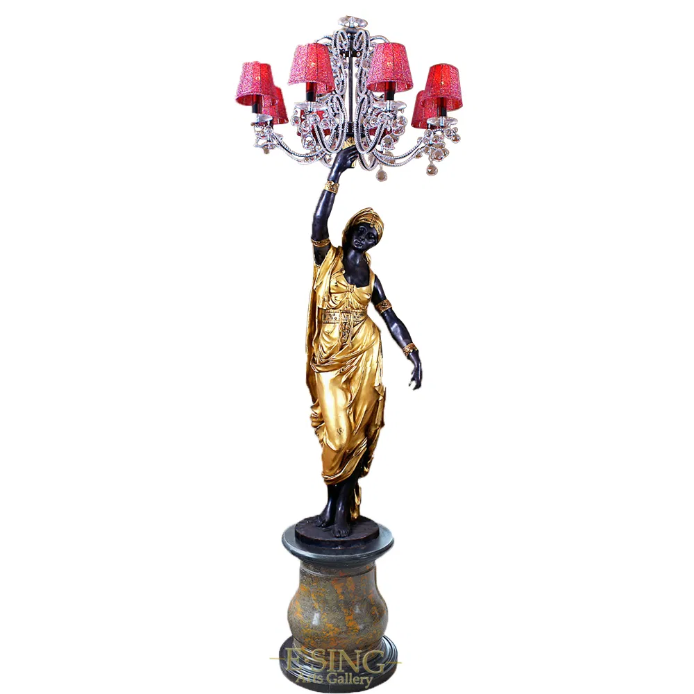 Custom Wholesale Handmade Antique Bronze Lamps for Room Decoration European