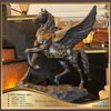 Garden Decoration Brass Horse Statue Famous Bronze Pegasus Sculpture