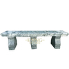 Wholesale Simple Natural Green Small Marble Bench for Home Park