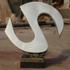 New Design Modern Garden Decor Abstract Mirror Stainless Steel Sculpture for Sale