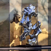 Large Outdoor Mirror Polish Stainless Steel Fountain Sculpture