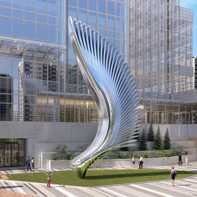 Saudi Government Project Large Garden Stainless Steel Sculpture for Sale