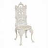 White High Quality Antique Home Garden Cast Iron Rest Chair for Sale