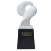 Factory wholesale interior decor abstract body marble statue 