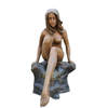 Customization Bronze Nude Girl Sculpture Beautiful Nude Woman Statues for Sale Bronze Nude Girl Sculpture