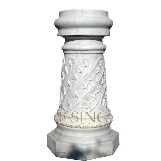 Marble Pillar Stone Column House Designs for Interior Decoration