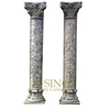 Marble Column Column Stone Column Decorative Pattern Marble Stone Roman Flower Column