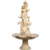 Lady and Child Marble Water Fountain for Garden