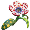 High-Quality Colored Resin Fiberglass Flower Sculpture