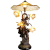 Antique Style Brass Carved Art Lamps Large Statue Light for Sales