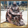 Outdoor Metal Craft Religious Catholic Church Virgin Mary and Jesus Bronze Statue Sculpture Bronze Virgin Mary Statue
