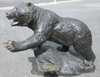 Outdoor Park Decoration Large Metal Animal Sculpture Bronze Brass Bear Sculpture for Sale