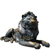 Garden Classic Standard Size Cast Bronze Cooper Animal Statue Lion Sculpture