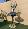 Hot Products Decorative Life Size Lady Metal Stainless Steel Woman Sculpture for Sale