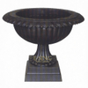 Large Modern Art Home Decor Cast Iron Garden Flowerpot for Wholesale