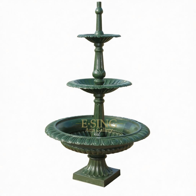 Classical Design Garden Decor Large Cast Iron Water Fountain for Sale